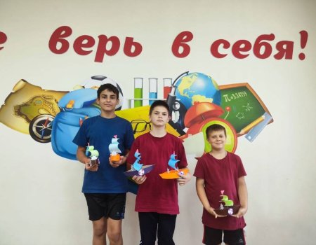 Занятие по созданию корабликов